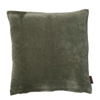 Velor cushion cover Hina Green 50x50