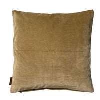 Velor cushion cover Khaki 50x50