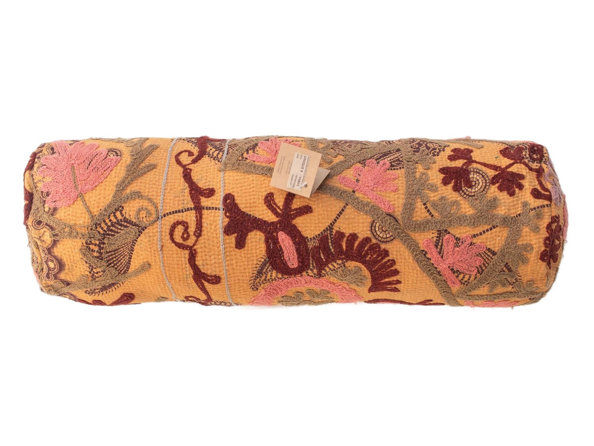 Suzani Bolster Cover Ø20x60