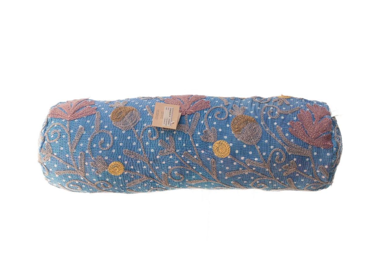 Suzani Bolster Cover Ø20x60