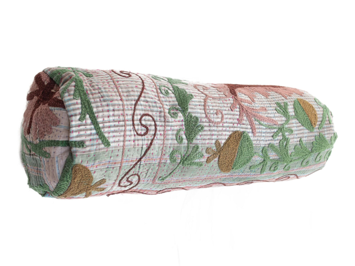 Suzani Bolster Cover Ø20x60