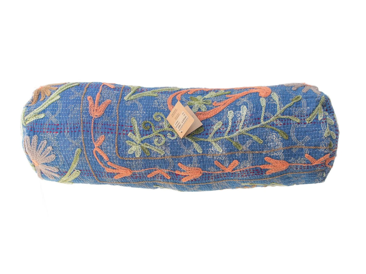 Suzani Bolster Cover Ø20x60